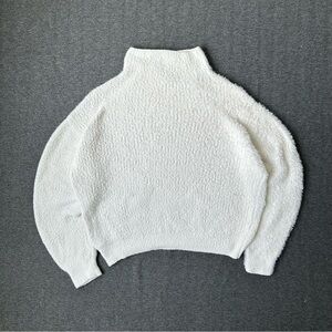 Aritzia wilfered oversized cream high-neck sweater